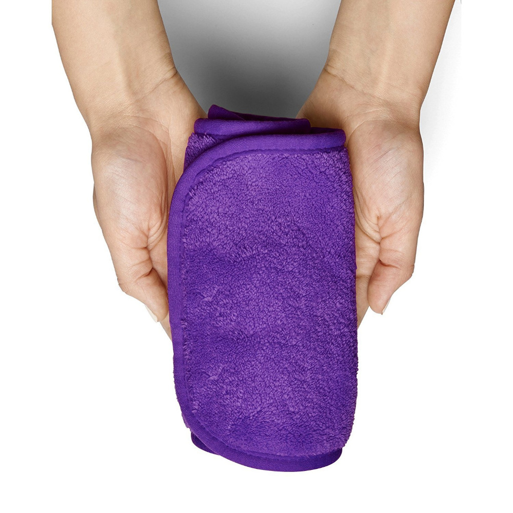 2-Pack Purple Microfiber Makeup Remover - Picture 6 of 8